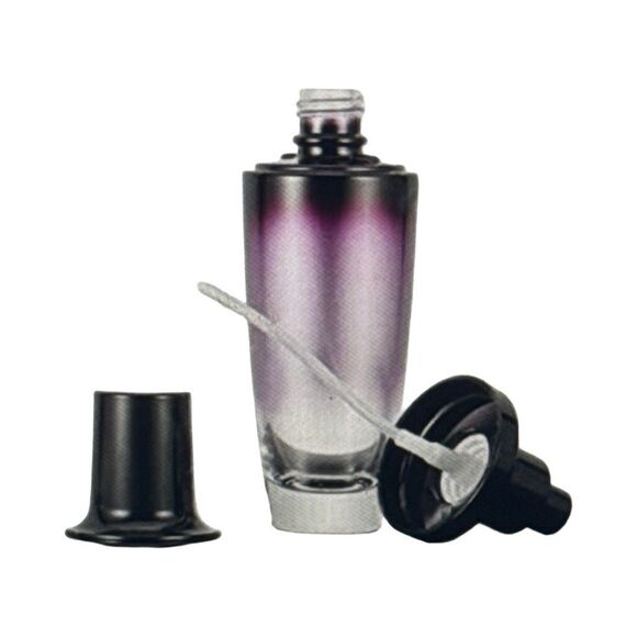 Elegant Purple Gradient Glass Bottle. - Picture 4 of 5